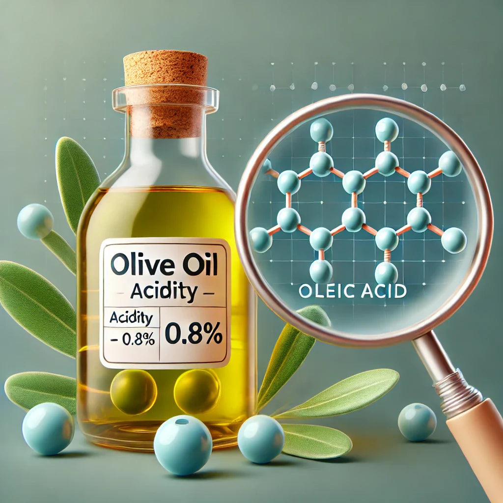 acidità nell'olio d'oliva