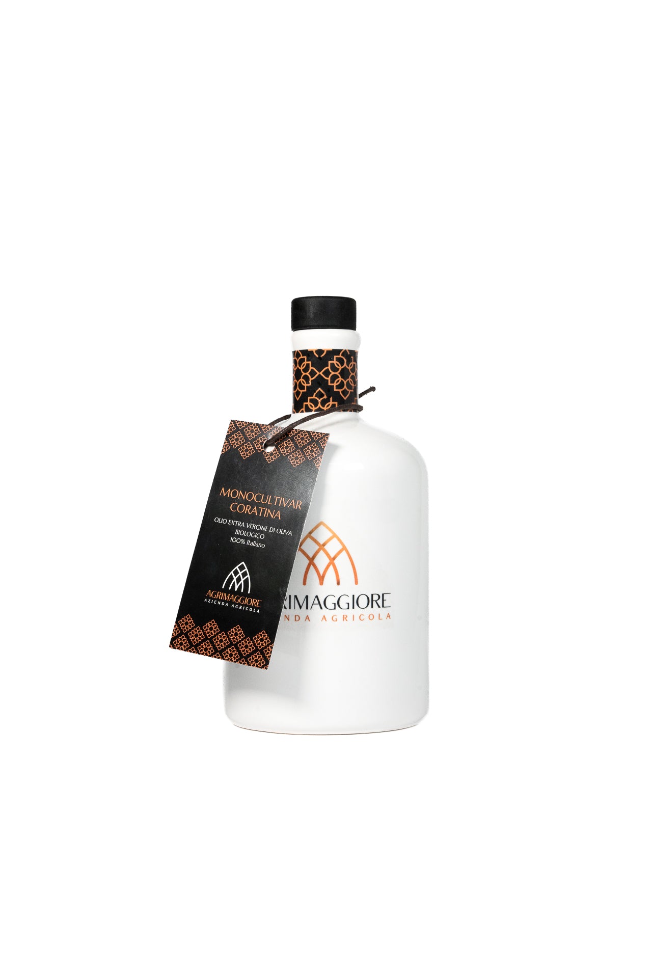 L'Olio Extravergine di Oliva Coratina in Bottiglia di Terracotta da 500ml in cofanetto di legno
