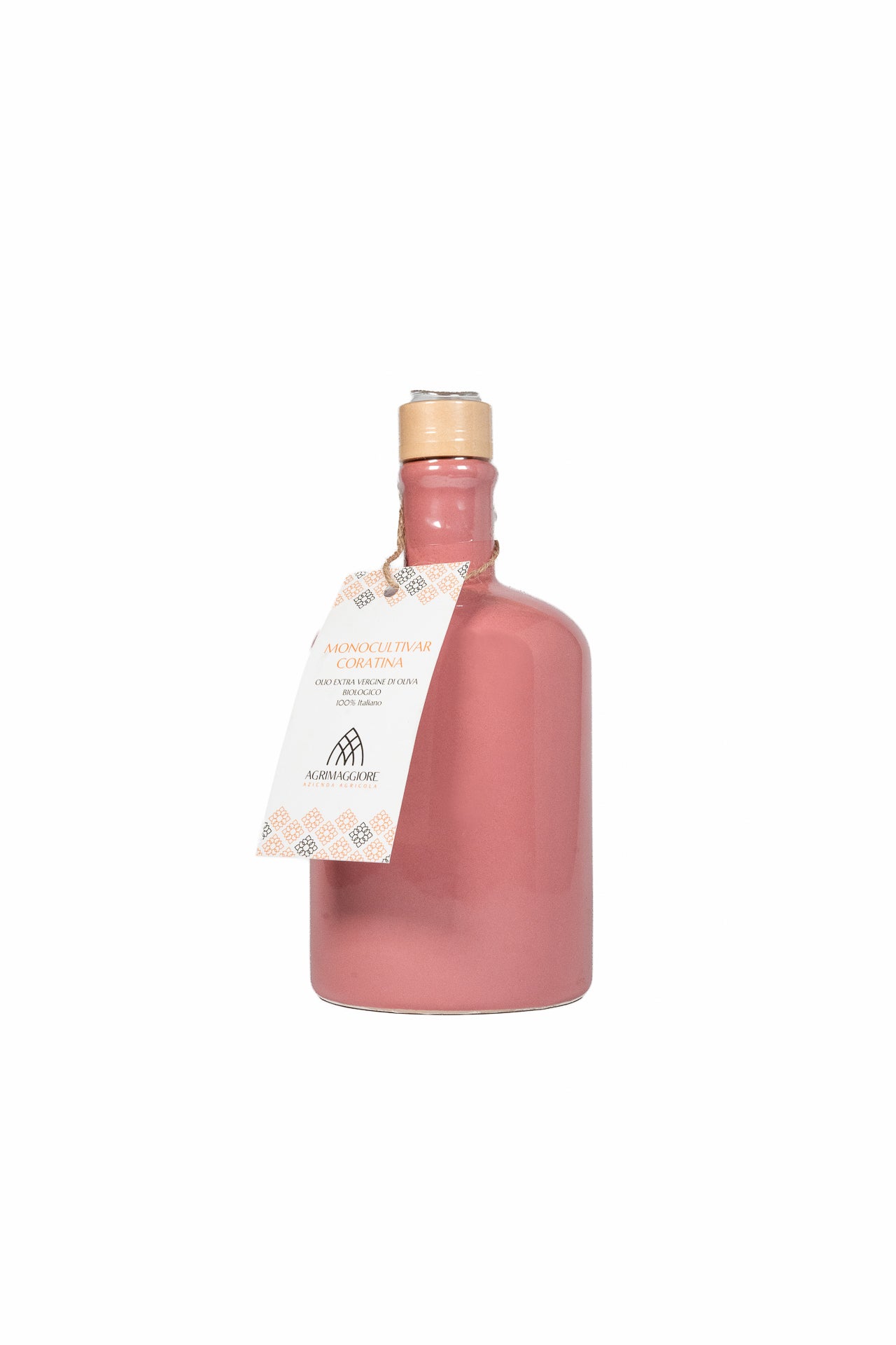 L'Olio Extravergine di Oliva Coratina in Bottiglia di Terracotta da 500ml in cofanetto di legno
