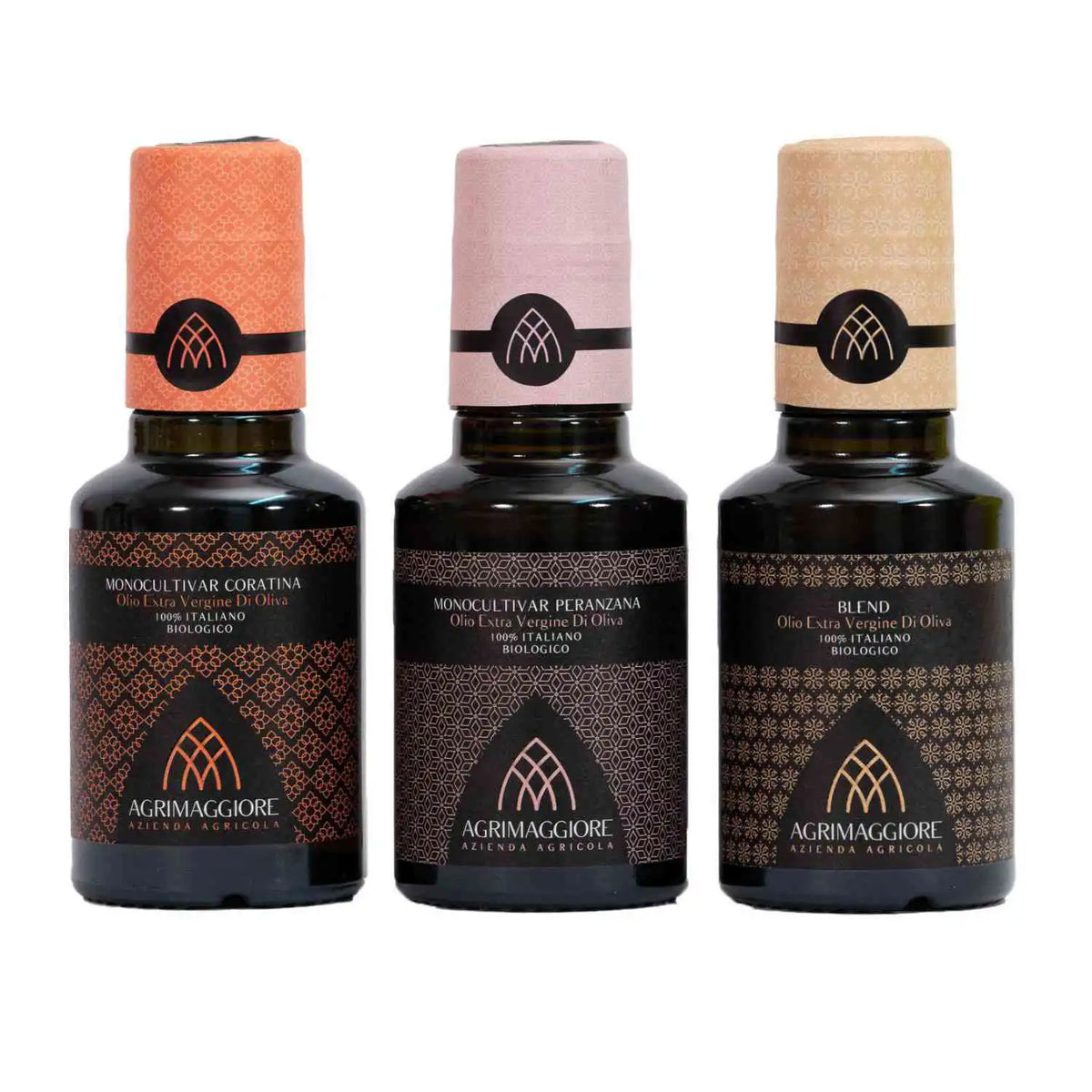 Olio Extravergine di Oliva Biologico Peranzana - Bottiglie da 500ML, 250ML e 100ML